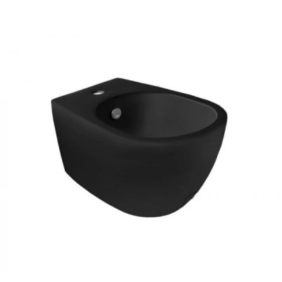 Биде подвесное Vignoni VI19 F85 (VI19-F85 NM) Vlack matte, SIMAS