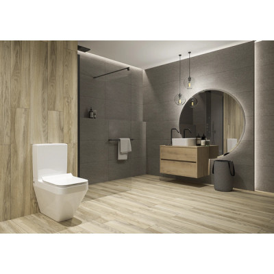 Напольный унитаз Crea CleanOn с крышкой Slim дюропласт soft close (CCCZ1005946213) Cersanit Напольный унитаз Crea CleanOn с крышкой Slim дюропласт soft close (CCCZ1005946213) Cersanit