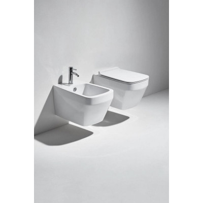 Подвесной унитаз Baden Baden BB 18 с крышкой soft-close BB18-F87(85)-BB004WM White matt SIMAS Подвесной унитаз Baden Baden BB 18 с крышкой soft-close BB18-F87(85)-BB004WM White matt SIMAS