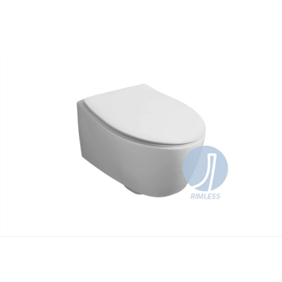 Унітаз підвісний Lft Spazio з кришкою soft-close LFT18-F85-LFT006 Glossy white SIMAS