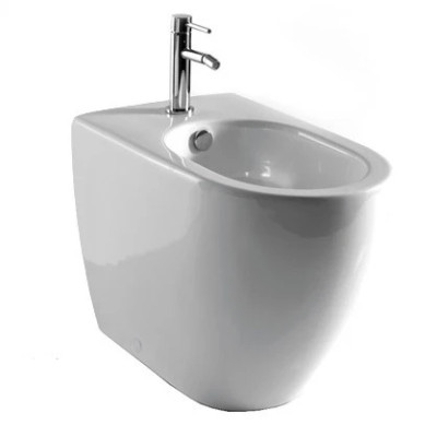 SMBID Биде напольное с одним отверстием под смеситель 34x53x27h Smile Cielo Италия