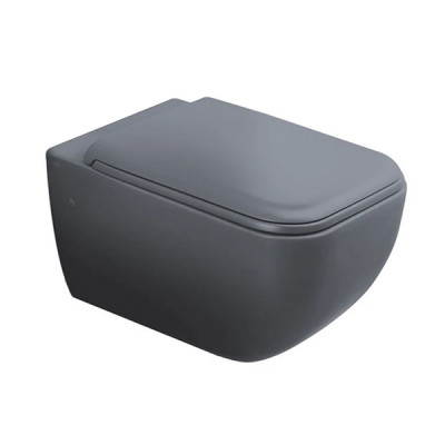 Унитаз подвесной Shui Comfort Cemento с крышкой soft close SHCOVSKCPVSHCOTFCM CIELO