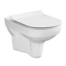 Подвесной унитаз City CleanOn с крышкой Slim дюропласт soft close (SZCZ1001731608) Cersanit