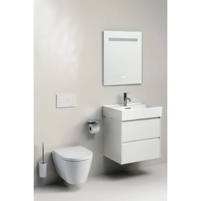 Унитаз подвесной Kartell by Laufen Rimless H8203337570001 White matt LAUFEN Унитаз подвесной Kartell by Laufen Rimless H8203337570001 White matt LAUFEN