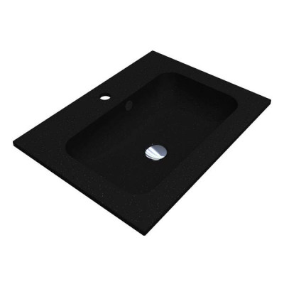 Умывальник DELLA 600 Black MIRAGGIO