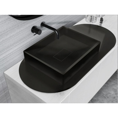 Умивальник Capri 500C Mirastone Black MIRAGGIO Умивальник Capri 500C Mirastone Black MIRAGGIO