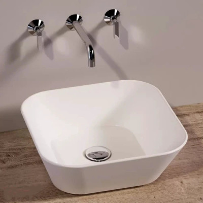 Умивальник WA 03 Wave (WA03WM) White matt, SIMAS Умивальник WA 03 Wave (WA03WM) White matt, SIMAS