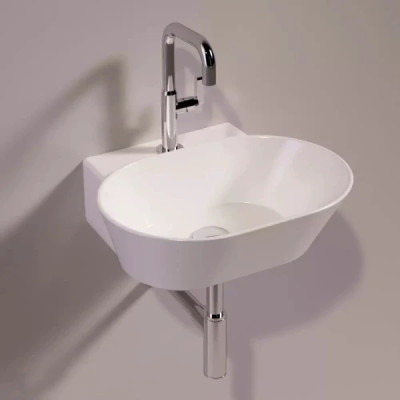 Умывальник WA 06 Wave (WA06) Glossy white SIMAS