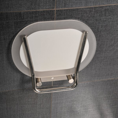 Сидіння для душу CHROME CLEAR-STAINLESS, RAVAK Сидіння для душу CHROME CLEAR-STAINLESS, RAVAK