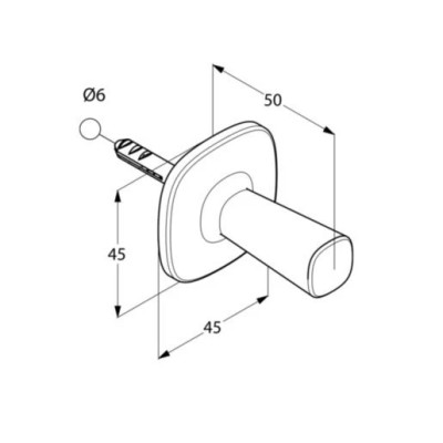 Крючок Ambienta (5398405), Kludi Крючок Ambienta (5398405), Kludi