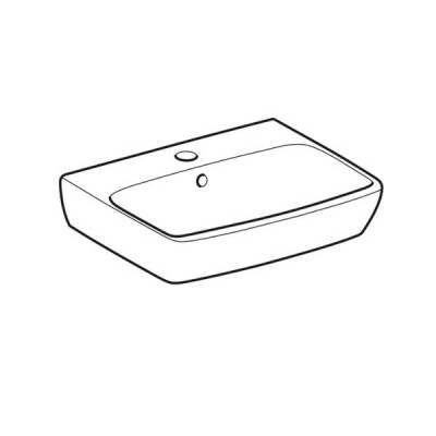 Раковина Geberit Smyle Square 500.322.01.7 45 см, отв. під зміш по центру, колір білий глянець Раковина Geberit Smyle Square 500.322.01.7 45 см, отв. під зміш по центру, колір білий глянець