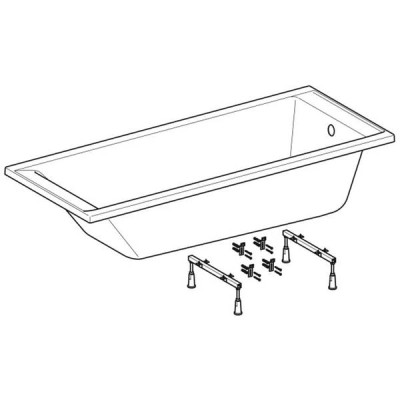 Ванна акрилова Kolo Supero 5340000 140x70 см з ніжками Ванна акрилова Kolo Supero 5340000 140x70 см з ніжками