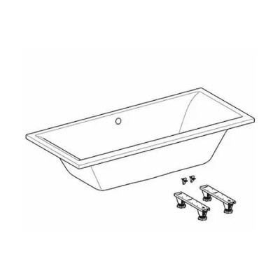 Ванна акрилова Kolo Supero 5363000 180x80 см з ніжками SN14 Ванна акрилова Kolo Supero 5363000 180x80 см з ніжками SN14
