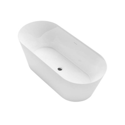 Ванна акрилова Treesse Inka V3880XBO000S 180х80 см зі щілинним переливом, білий матовий