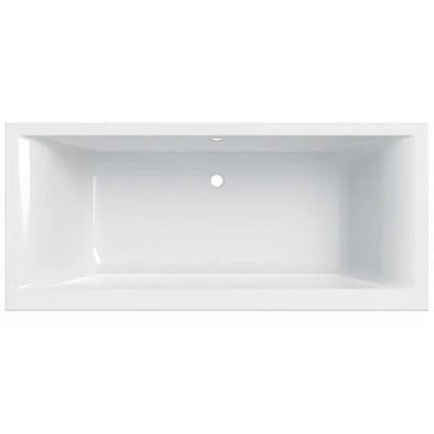 Ванна акрилова Geberit Selnova Square Duo 554.387.01.1 180х80 см з ніжками, білий глянець