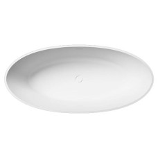 Ванна зі штучного каменю Treesse ALMA V015BO 175х80x55h, білий мат