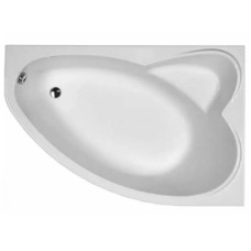 Ванна акрилова KOLO Supero 5536000 асиметрична, злив зліва, 150x100 см з ніжками SN14