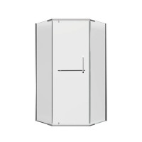 Душова кабіна Devit Comfort FEN0123 90х90 см профіль хром/прозоре скло