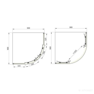 Душова кабіна Primera Frame SHQC51906 90х90 см профіль хром/прозоре скло Душова кабіна Primera Frame SHQC51906 90х90 см профіль хром/прозоре скло