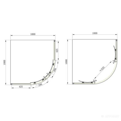 Душова кабіна Primera Frame SHQC51106 100x100 см профіль хром/прозоре скло Душова кабіна Primera Frame SHQC51106 100x100 см профіль хром/прозоре скло