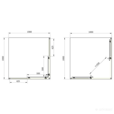 Душова кабіна Primera Frame SHRC53106 100х100 см профіль хром/прозоре скло Душова кабіна Primera Frame SHRC53106 100х100 см профіль хром/прозоре скло