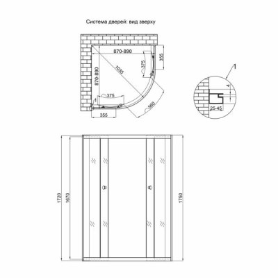 Душевая кабина Lidz Latwa SC90x90.SAT.MID.FR, стекло Frost 4 мм без поддона Душевая кабина Lidz Latwa SC90x90.SAT.MID.FR, стекло Frost 4 мм без поддона