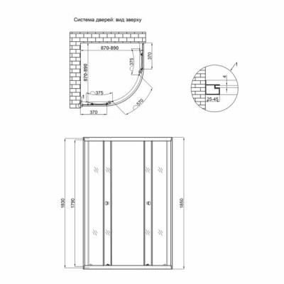 Душевая кабина Lidz Latwa SC90x90.SAT.LOW.GR, стекло тонированное 4 мм без поддона Душевая кабина Lidz Latwa SC90x90.SAT.LOW.GR, стекло тонированное 4 мм без поддона