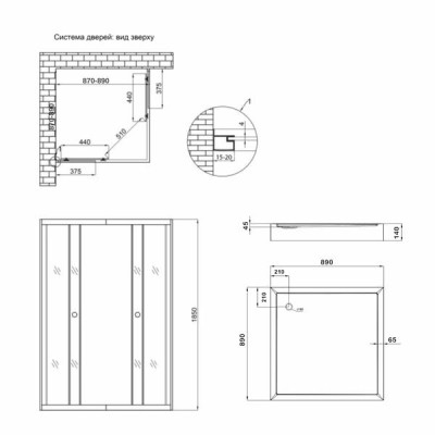 Душова кабіна Lidz Wawel SC90x90.SAT.LOW.GR, скло тон. 4 мм + Lidz Душовий піддон KAPIELKA ST90x90х14 Душова кабіна Lidz Wawel SC90x90.SAT.LOW.GR, скло тон. 4 мм + Lidz Душовий піддон KAPIELKA ST90x90х14