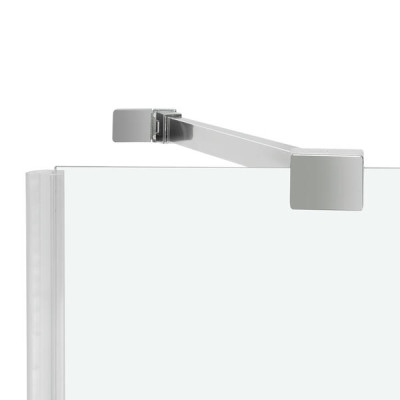 Душова кабіна Qtap Capricorn CRM1018RC6 100х80 см, скло Clear 6 мм, CalcLess, без піддона