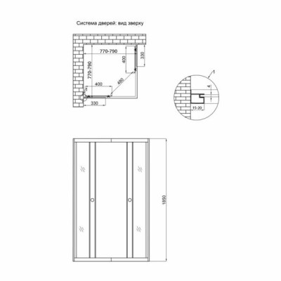 Душова кабіна Lidz Wawel SC80x80.SAT.LOW.FR, скло Frost 4 мм без піддона Душова кабіна Lidz Wawel SC80x80.SAT.LOW.FR, скло Frost 4 мм без піддона