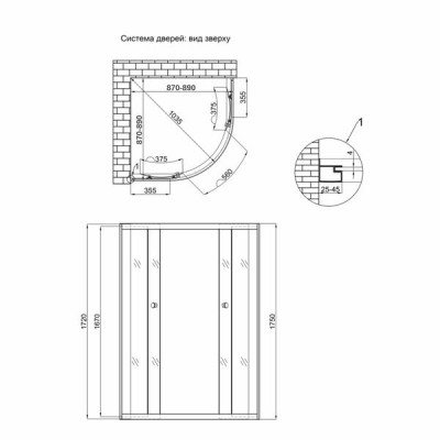 Душевая кабина Lidz Latwa SC90x90.SAT.MID.GR, стекло тонированное 4 мм без поддона Душевая кабина Lidz Latwa SC90x90.SAT.MID.GR, стекло тонированное 4 мм без поддона
