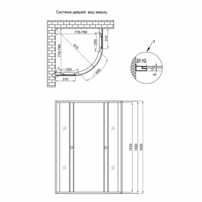 Душевая кабина Lidz Wieza SC80x80.SAT.HIGH.L, стекло Linie 4 мм без поддона Душевая кабина Lidz Wieza SC80x80.SAT.HIGH.L, стекло Linie 4 мм без поддона