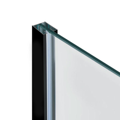 Душова перегородка Qtap Walk-In Standard BLM209.C8 90х200 см, скло Clear 8 мм, покриття CalcLess