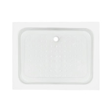Душевой поддон KAPIELKA ST100x80х14 низкий, прямоугольный, диаметр слива 52 мм Lidz