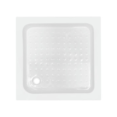 Lidz Душевой поддон KAPIELKA ST80x80х14 низкий квадратный, диаметр слива 52 мм