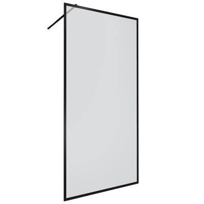 Душове огородження Walk-In Devit Style DS100200B 100x200 см, профіль чорний мат
