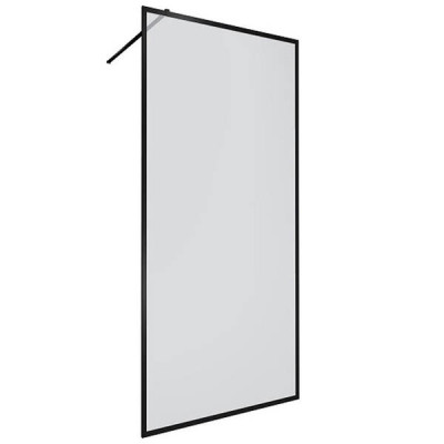 Душове огородження Walk-In Devit Style DS80200B 80x200 см, профіль чорний мат