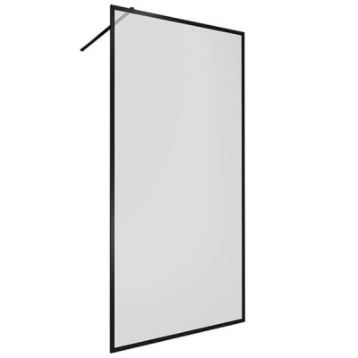 Душове огородження Walk-In Devit Style DS120200B 120x200 см, профіль чорний мат