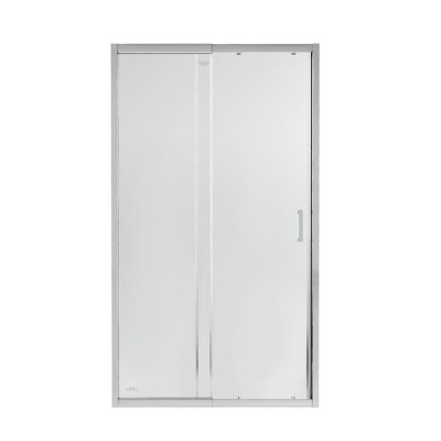 Душевая дверь в нишу Qtap Taurus CRM2011-12.C6 110-120x200 см, стекло Clear 6 мм, покрытие CalcLess