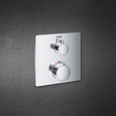 Змішувач прихованого монтажу для душу Grohe Grohtherm Thermostatic 24079000 термостатичний Змішувач прихованого монтажу для душу Grohe Grohtherm Thermostatic 24079000 термостатичний