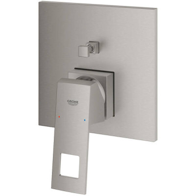 Змішувач прихованого монтажу для ванни/душу Grohe Eurocube 24062DC0 суперсталь Змішувач прихованого монтажу для ванни/душу Grohe Eurocube 24062DC0 суперсталь