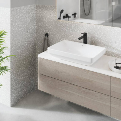 Змішувач для раковини Grohe Cubeo 1017292430 XL-розмір, чорний матовий Змішувач для раковини Grohe Cubeo 1017292430 XL-розмір, чорний матовий
