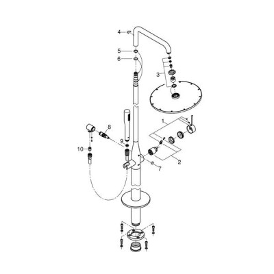 Змішувач для душу Grohe Essence 23741001 Змішувач для душу Grohe Essence 23741001