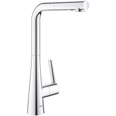 Змішувач для кухні Grohe Zedra 32553002 з висувною лійкою Dua, хром