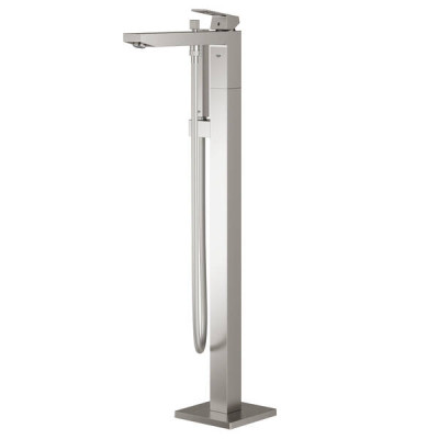 Змішувач для ванни Grohe Eurocube 23672DC1 з ручним душем, суперсталь Змішувач для ванни Grohe Eurocube 23672DC1 з ручним душем, суперсталь