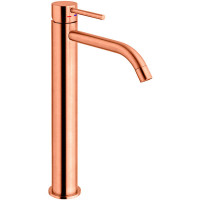 Змішувач для раковини Paffoni Light LIG081RMSP високий, колір - brushed copper