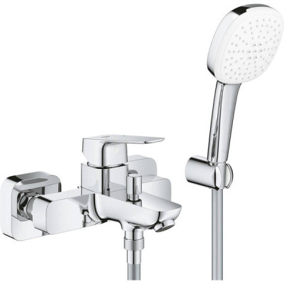 Змішувач для ванни Grohe Cubeo 1018140000 з ручним душем, хром