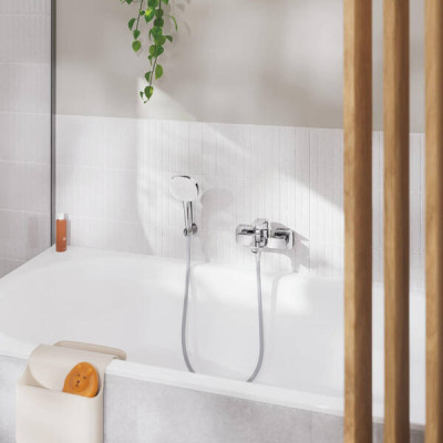 Змішувач для ванни Grohe Cubeo 1018130000 хром Змішувач для ванни Grohe Cubeo 1018130000 хром