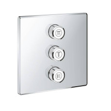 Зовнішня панель вентиля прихованого монтажу Grohe Grohtherm SmartControl 29127000 на 3 виходи