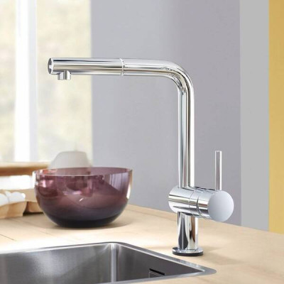 Змішувач для кухні Grohe Minta Touch 31358001 з висувним виливом